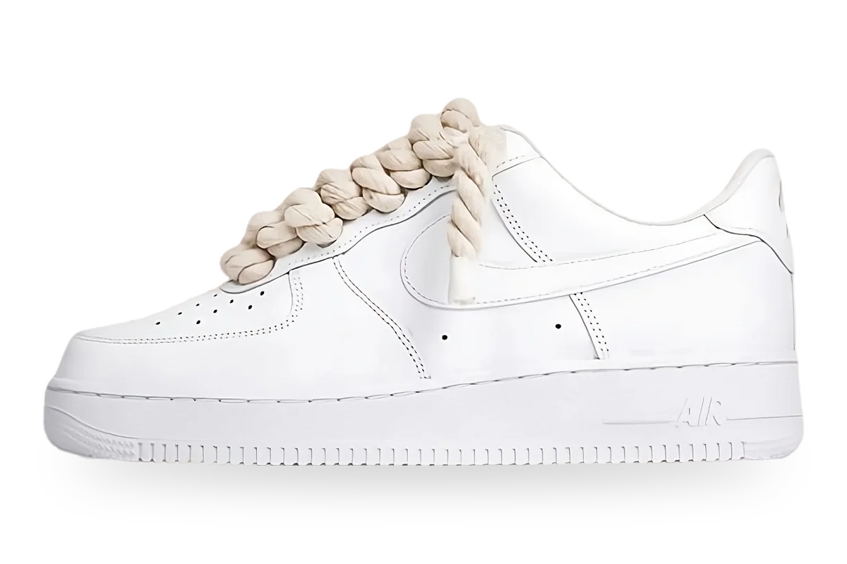 Nike Air Force 1 Rope Laces White Cream (AF1ROPE-CRE)