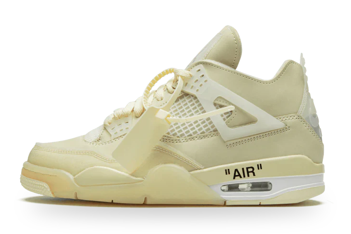 Air Jordan 4 Retro Off-White Sail (W) (CV9388-100)