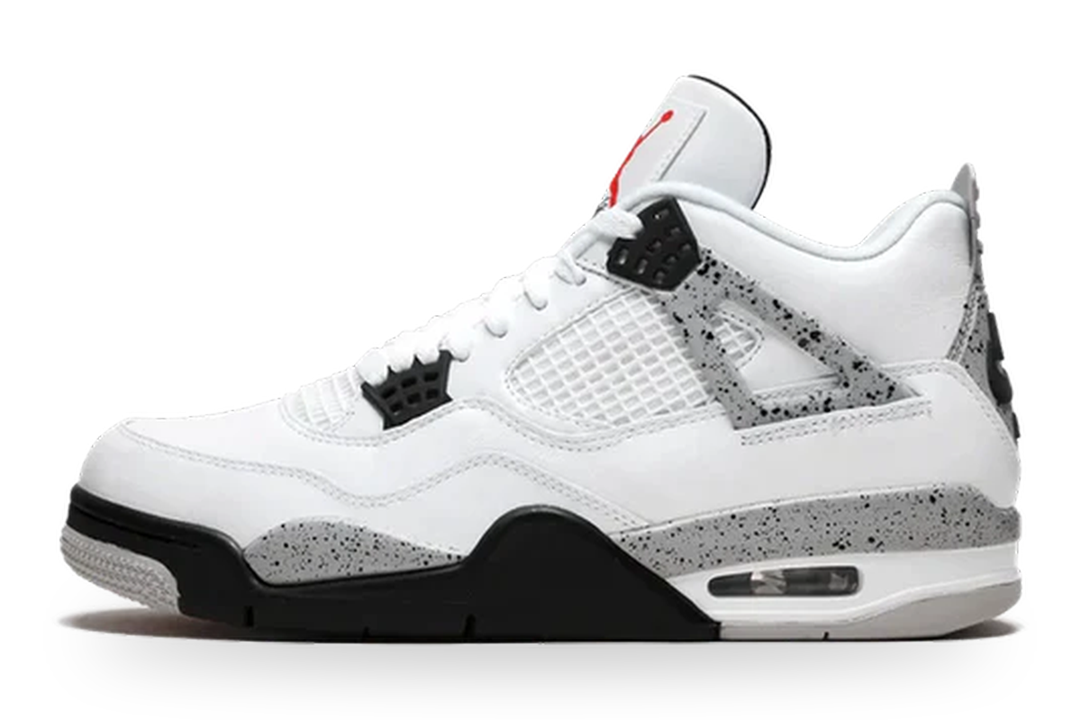 Air Jordan 4 Retro OG White Cement (2025) (GS) (IB4171-100)