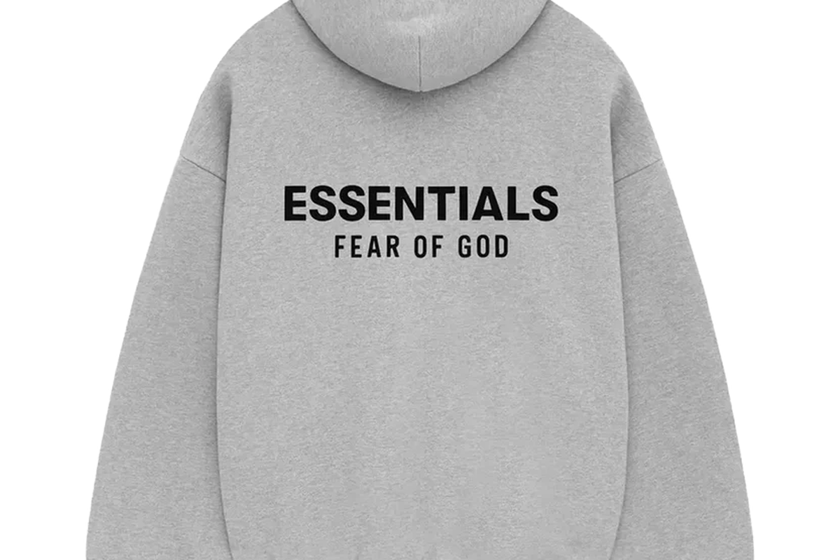 Fear of God Essentials Fleece Hoodie FW24 Light Heather Gray (192HO246259F)