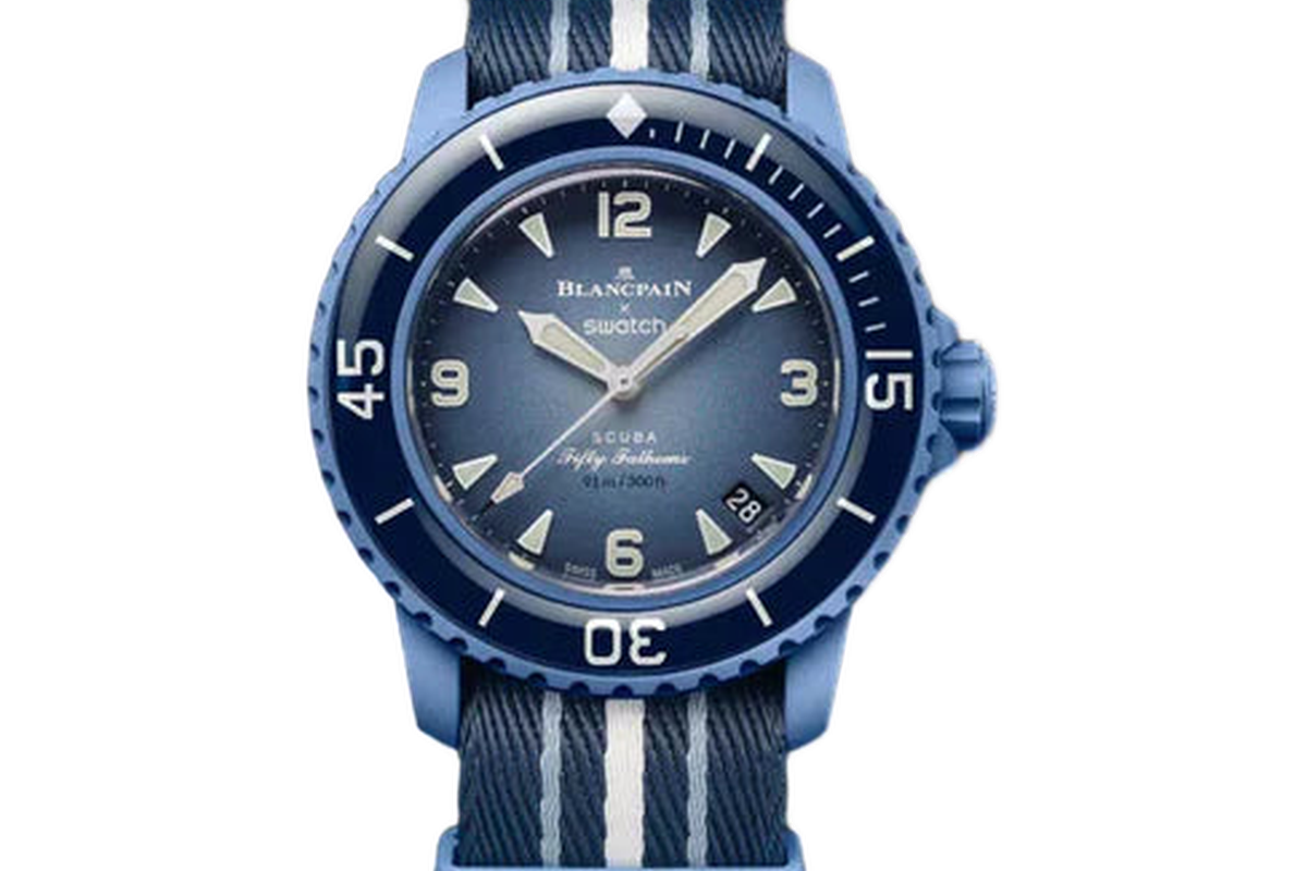 Swatch X Blancpain Fifty Fathoms Atlantic Ocean (SO35A100)