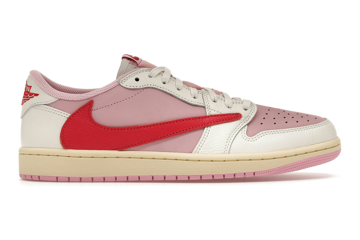 Nike Air Jordan 1 Retro Low OG SP Travis Scott Sail Tropical Pink (IQ7604-101)