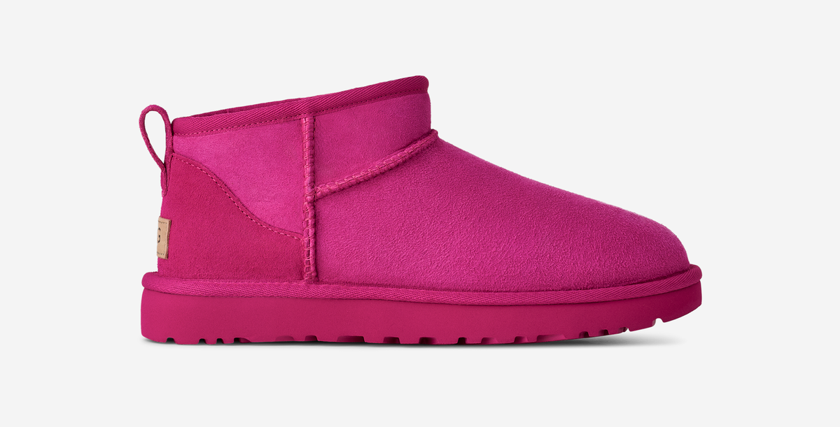 UGG Classic Ultra Mini Boot Dark Peony (Women's) | 1116109-DNY