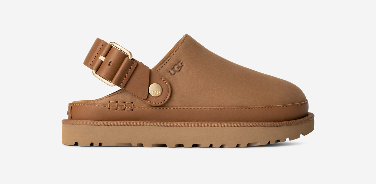UGG Goldenstar Villa Clog Chestnut (Women's) | 1169590-CHE