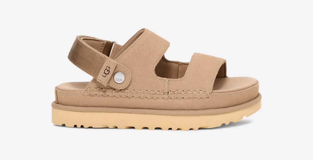 UGG Goldenstar Glide Sandal Sand (Women's) | 1167399-SAN