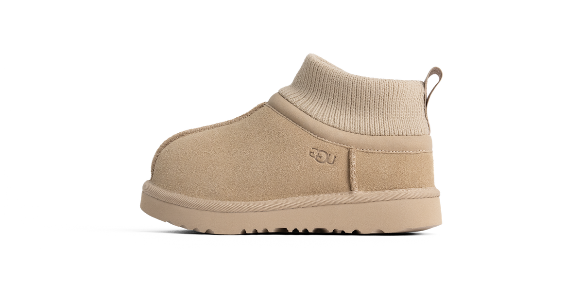UGG Classic Ultra Stretch Cuff Slipper Mustard Seed (Toddler)