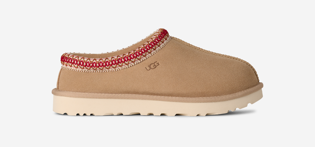UGG Tasman II Slipper Sand Dark Cherry (Women's) | 1174470-SDDR
