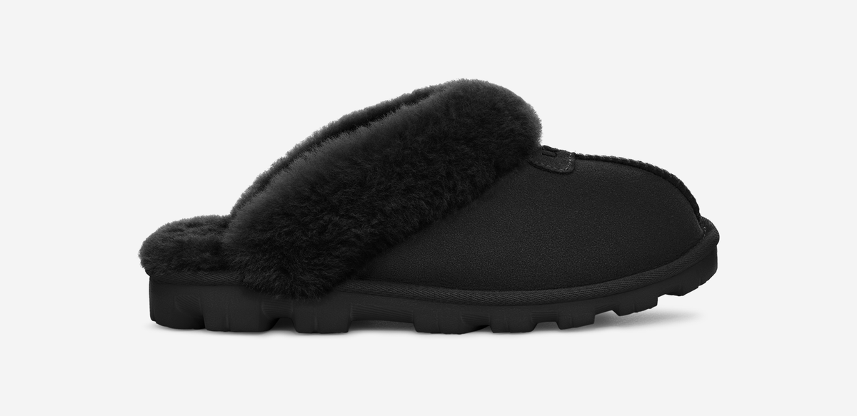 UGG Coquette Slipper Black (Women's) | 5125-BLK