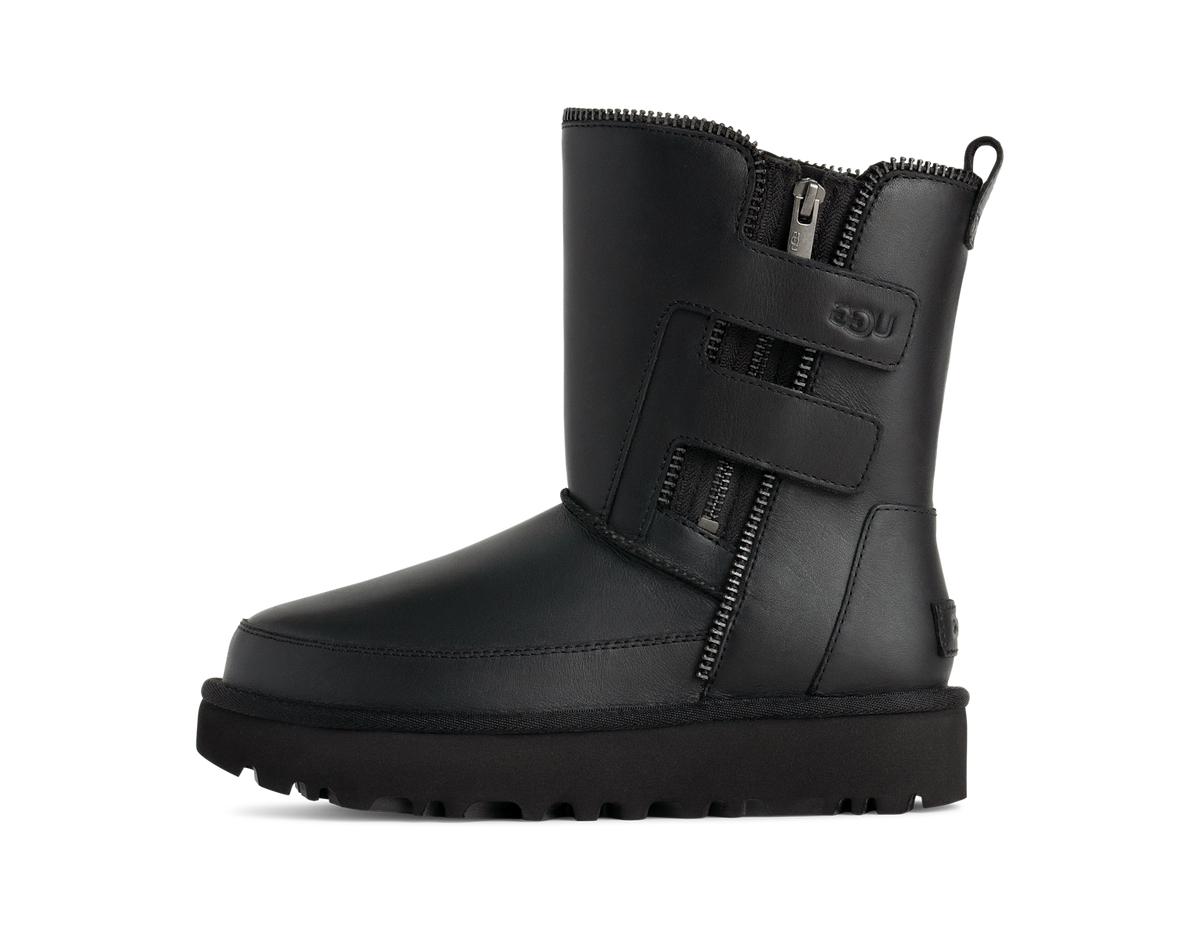 UGG Classic Short Moto Boot Black (Women's)