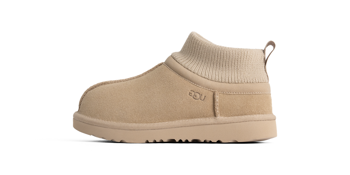UGG Classic Ultra Stretch Cuff Slipper Mustard Seed (Kids)