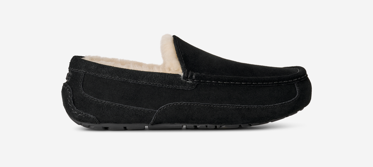 UGG Ascot Slipper Black | 1101110-BLK