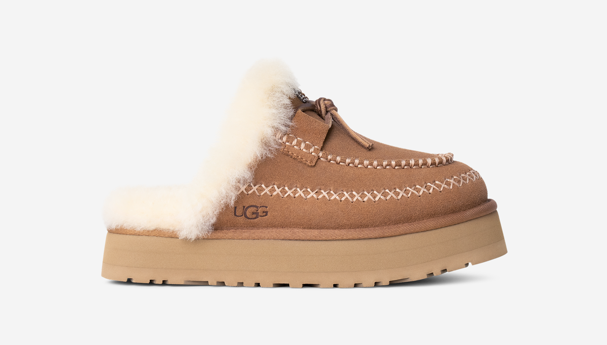 UGG Disquette Alpine Slipper Chestnut (Women's) | 1158260-CHE