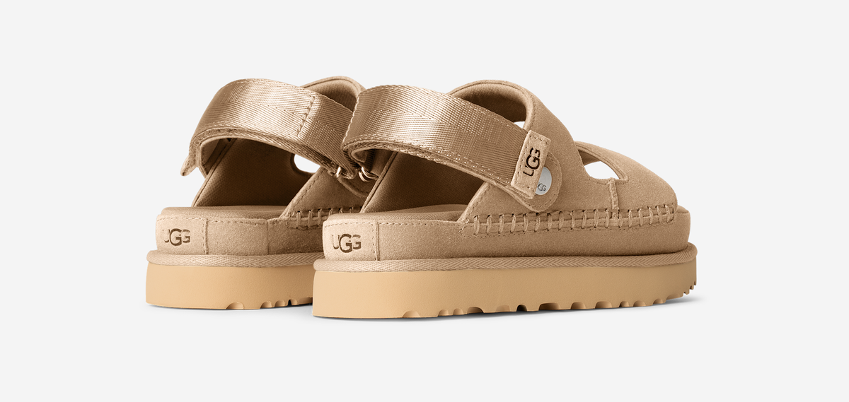 UGG Goldenstar Glide Sandal Sand (Women's) | 1167399-SAN