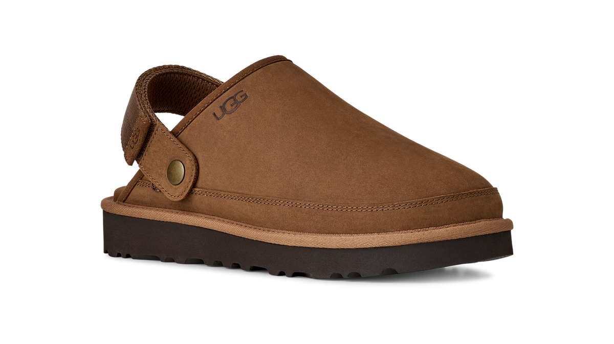 UGG Goldencoast Clog II Nubuck Dark Chestnut
