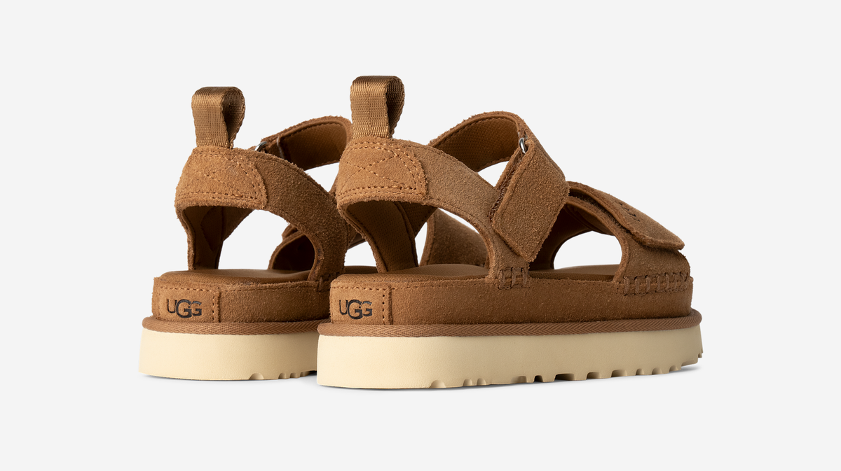 UGG Goldenstar Platform Sandal Chestnut (Women's) | 1136783-CHE
