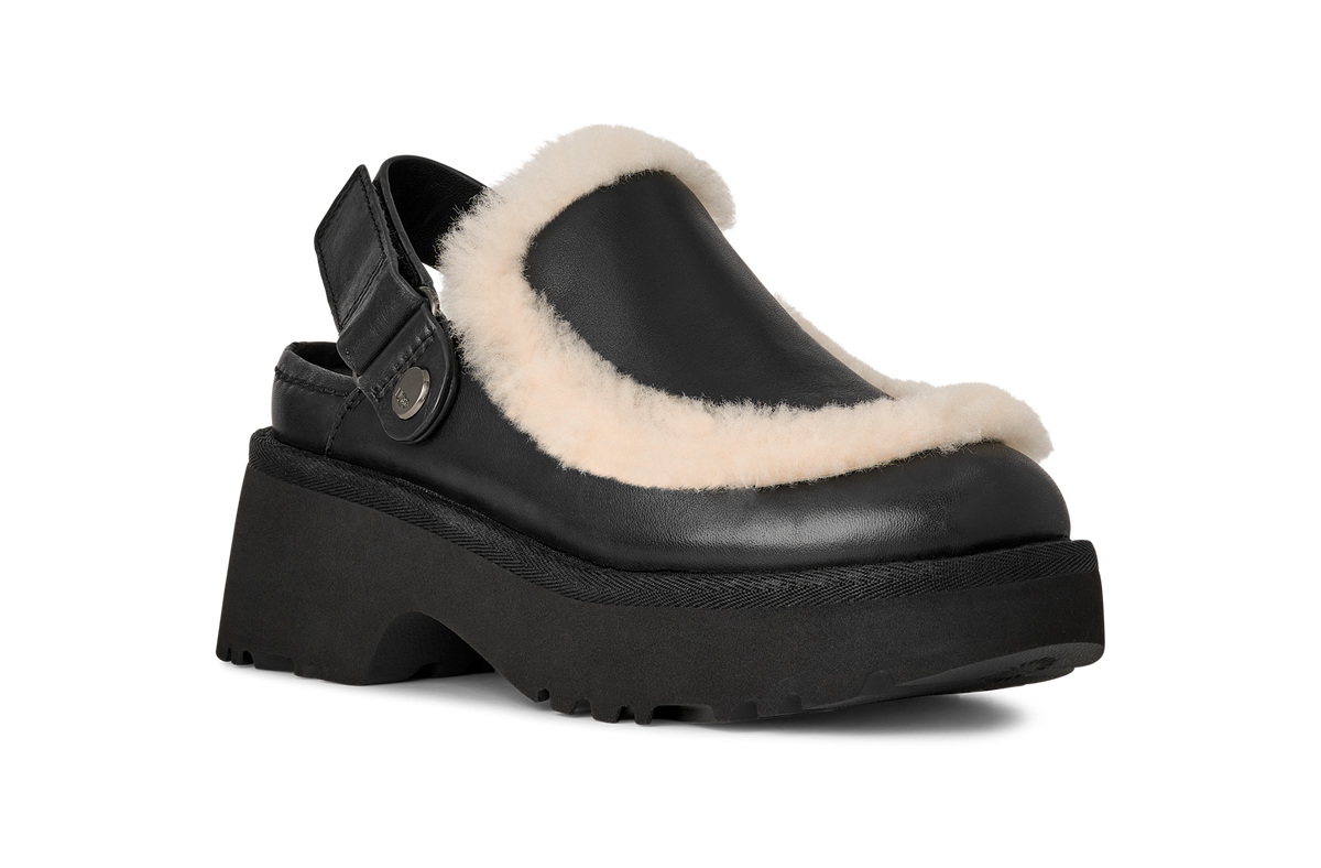 UGG Esmee Leather Clog Black (Women's)