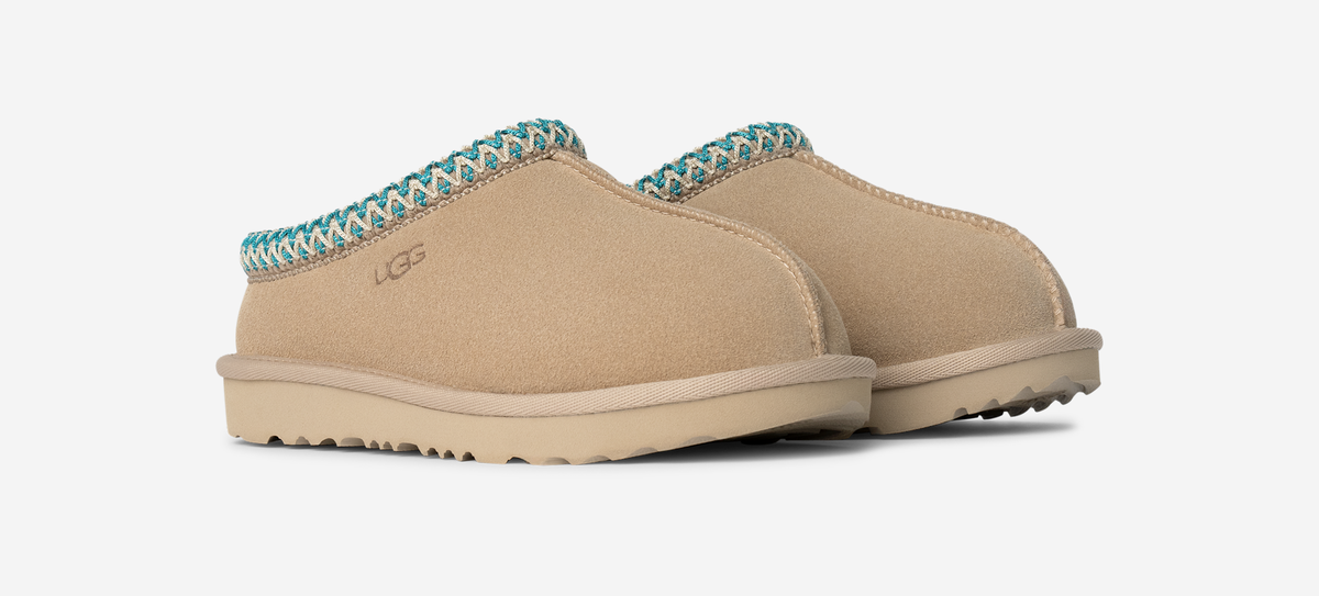 UGG Tasman II Slipper Driftwood White Pepper (Kids) | 1019066K-DRF