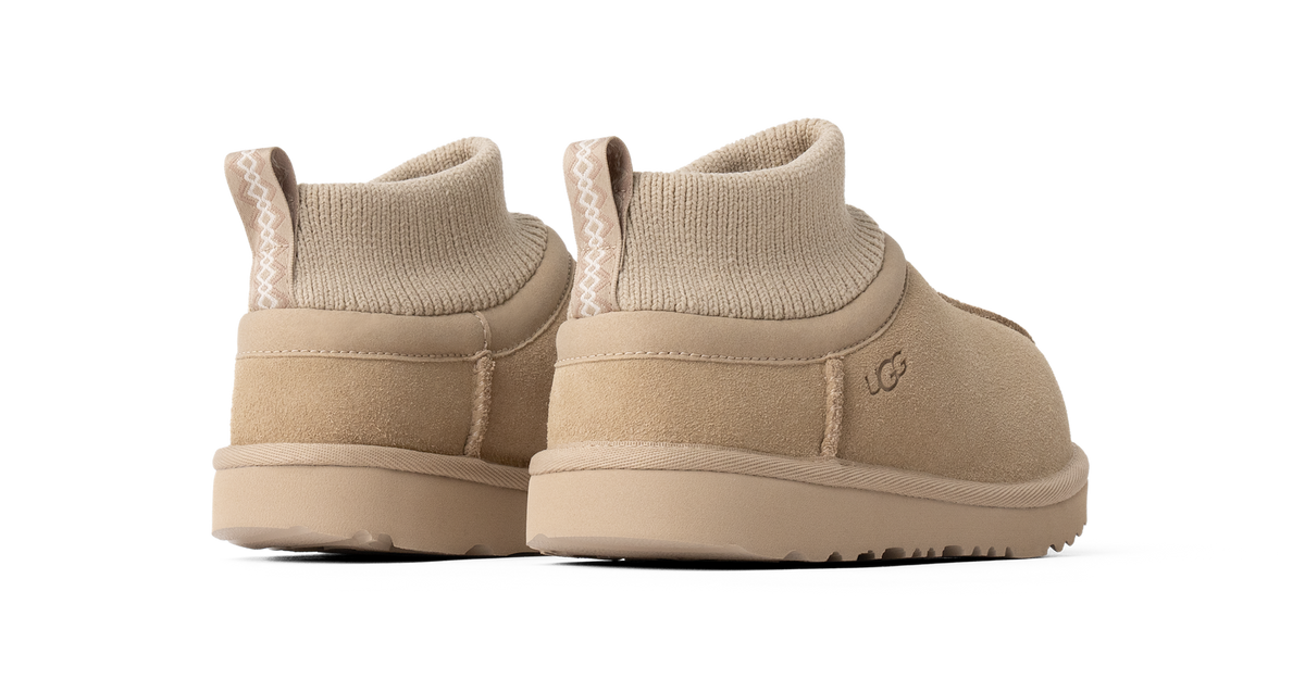 UGG Classic Ultra Stretch Cuff Slipper Mustard Seed (Toddler)