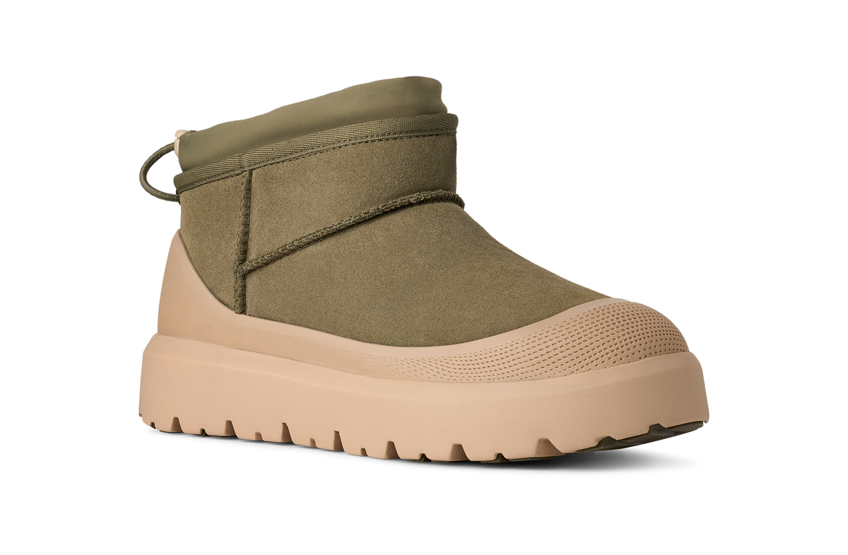 UGG Classic Ultra Mini Weather Hybrid Boot Burnt Olive Mustard Seed