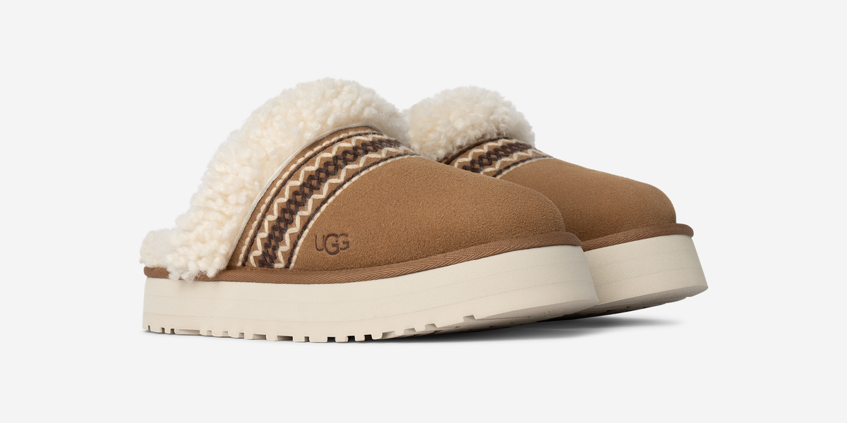 UGG Disquette Atherson Slipper Chestnut (Women's) | 1158282-CHE