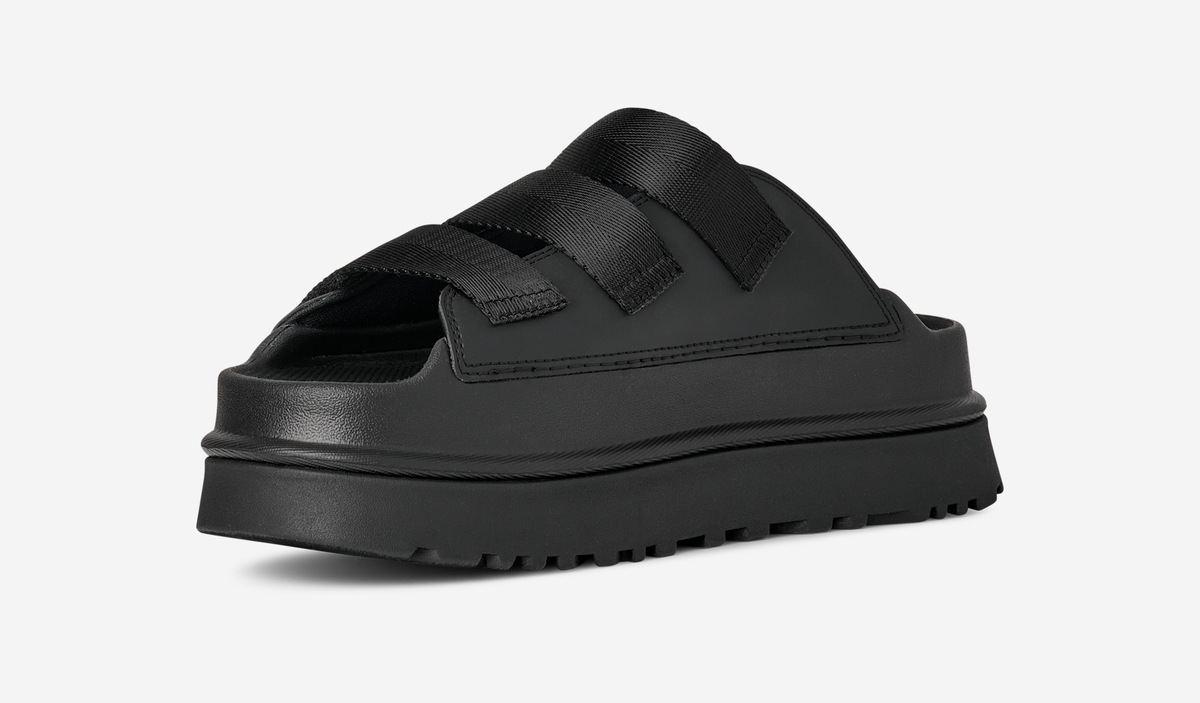 UGG GoldenGlow Slide Black (Women's) | 1167430-BLK