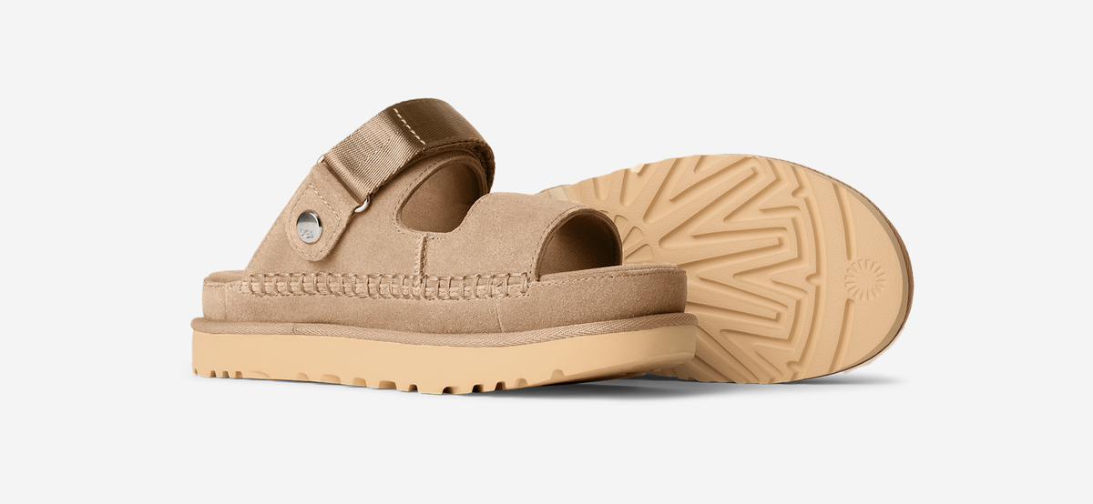 UGG Goldenstar Glide Sandal Sand (Women's) | 1167399-SAN