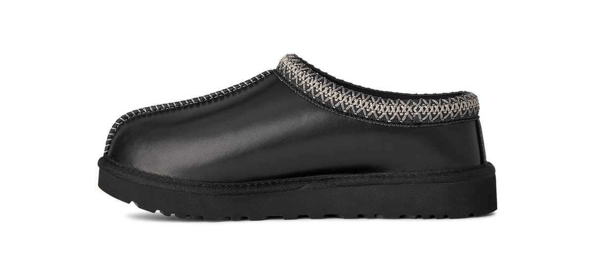 UGG Tasman LTHR Regen Slipper Black (Women's)