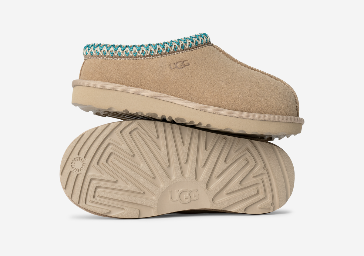 UGG Tasman II Slipper Driftwood White Pepper (Kids) | 1019066K-DRF