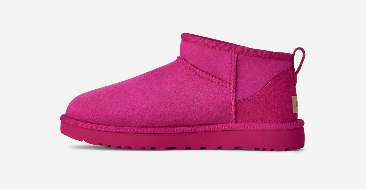 UGG Classic Ultra Mini Boot Dark Peony (Women's) | 1116109-DNY
