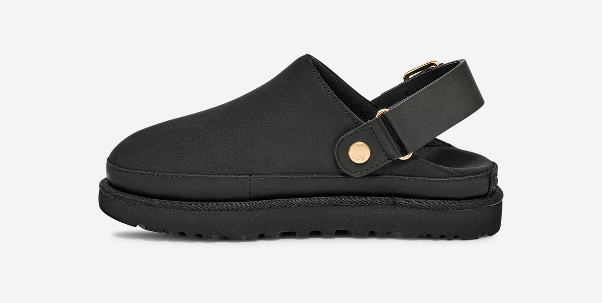 UGG Goldenstar Villa Clog Black (Women's) | 1169590-BLK