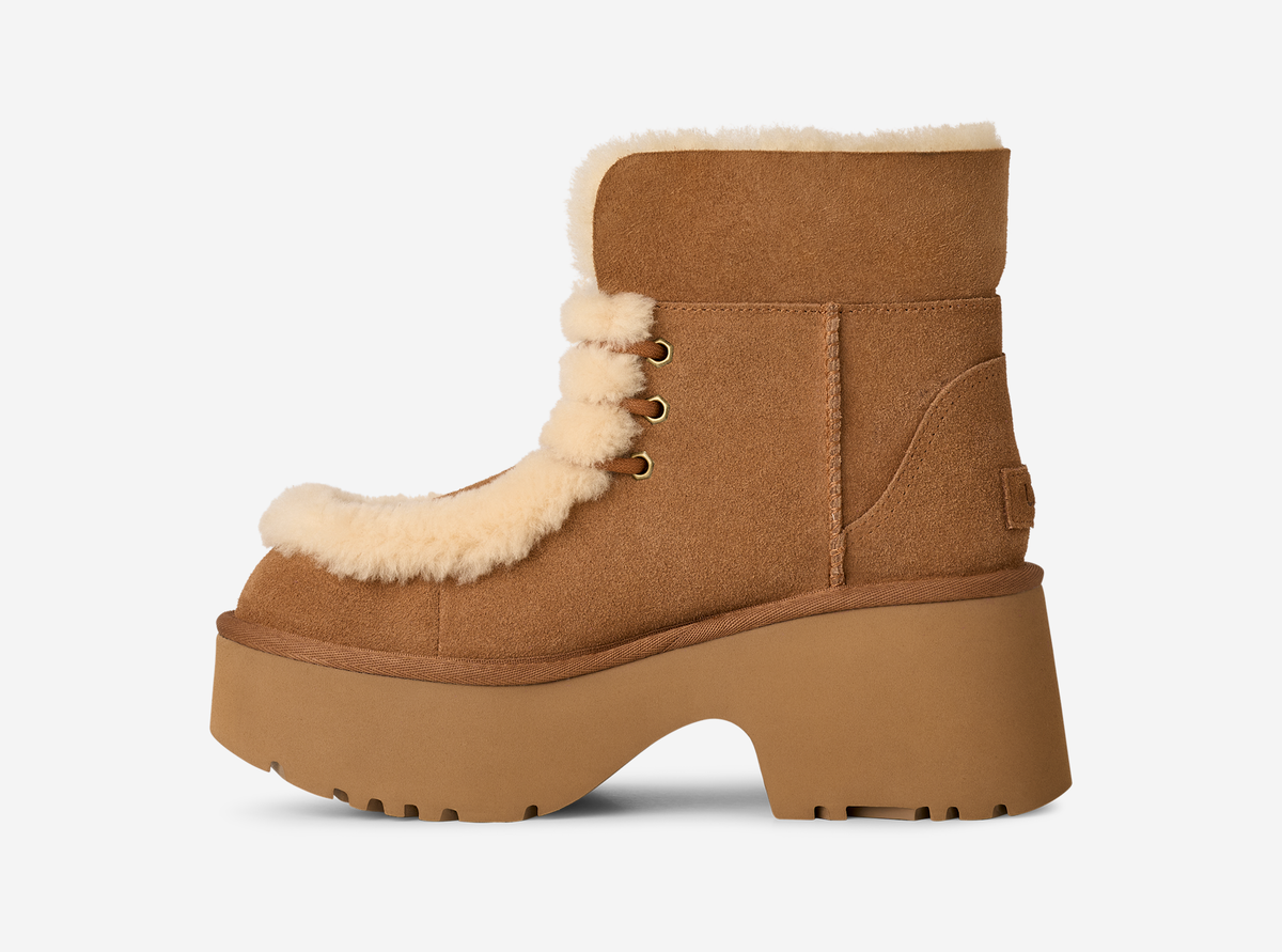 UGG Esmee Lace Up Boot Chestnut (Women's) | 1171532-CHE