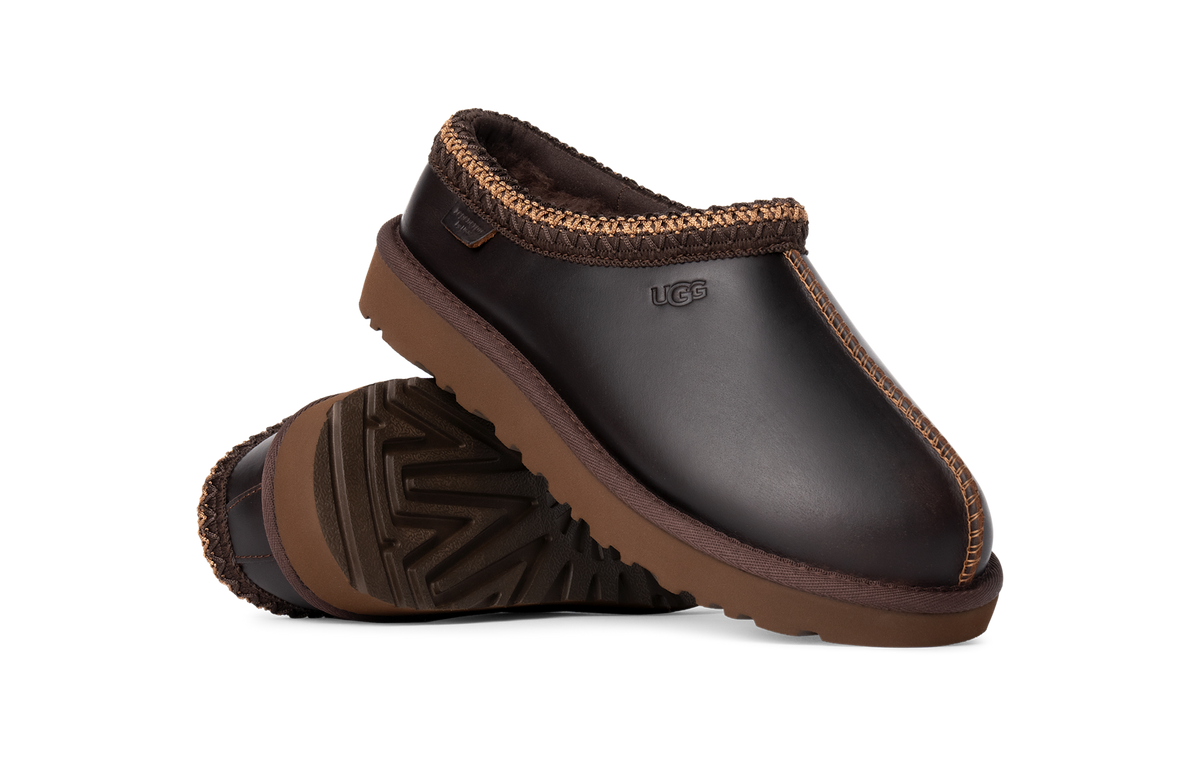 UGG Tasman LTHR Regen Slipper Ironwood (Women's)