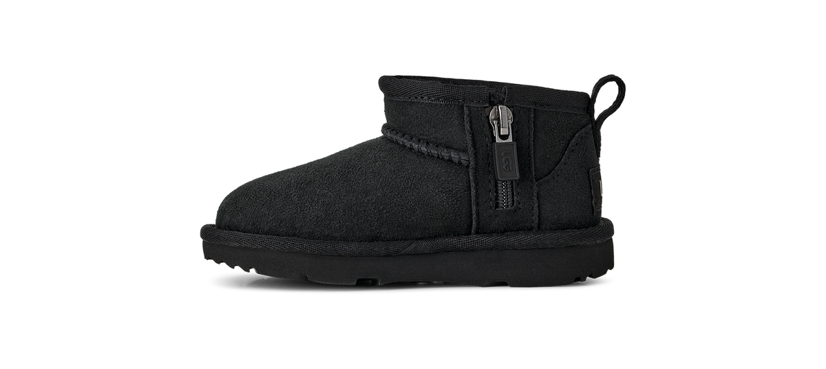 UGG Classic Ultra Mini Boot Black (Toddler)