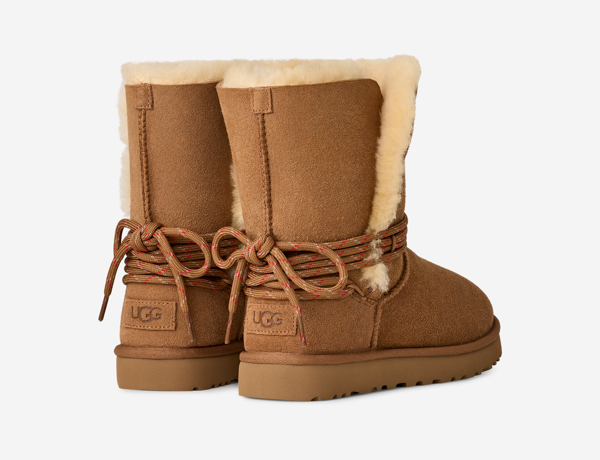 UGG Bailey Tie Boot Chestnut (Women's) | 1171530-CHE