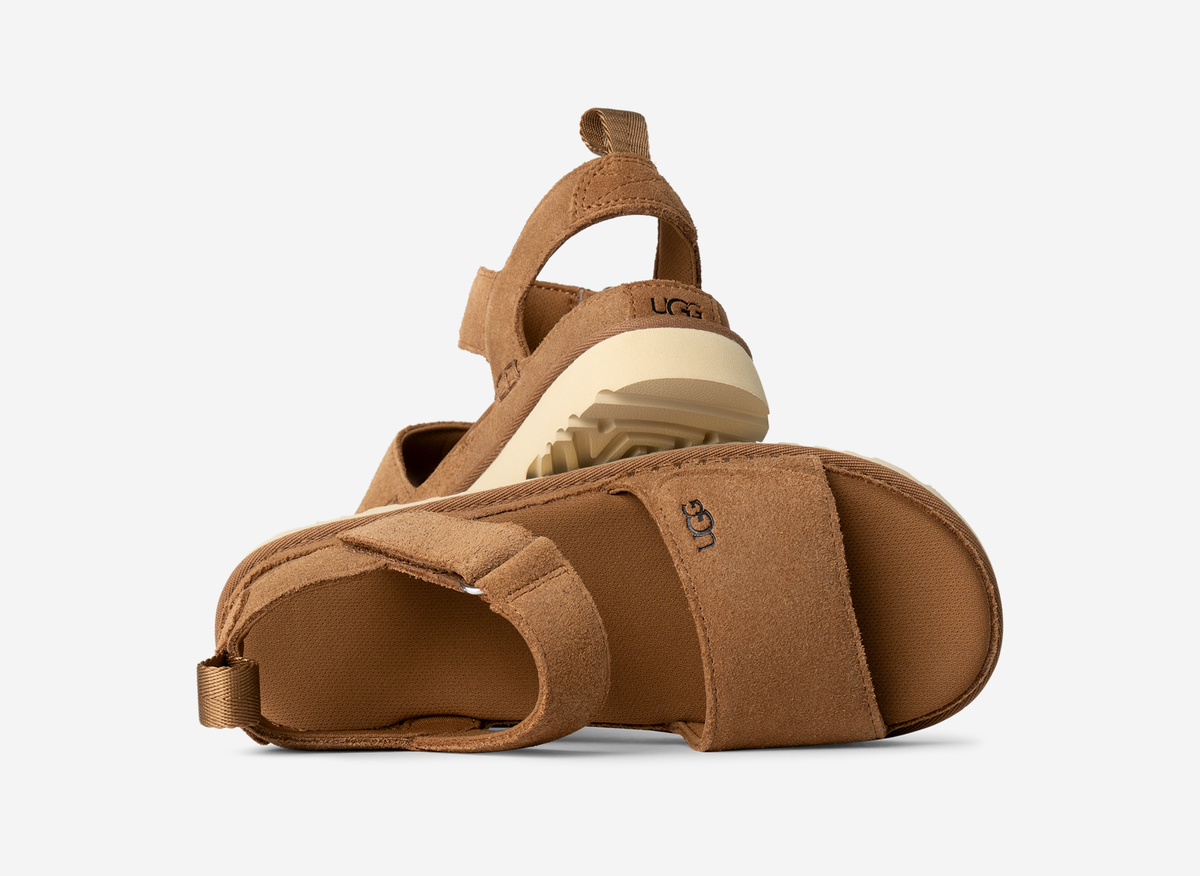 UGG Goldenstar Platform Sandal Chestnut (Women's) | 1136783-CHE
