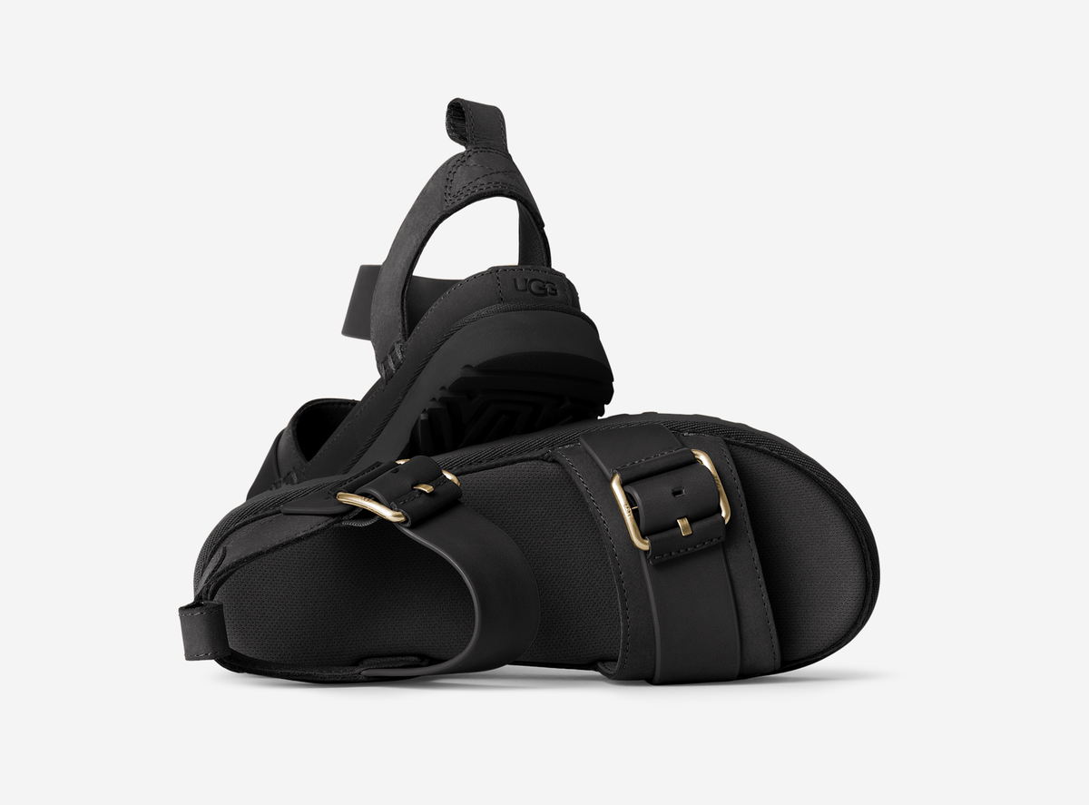UGG Goldenstar Villa Sandal Black (Women's) | 1167392-BLK