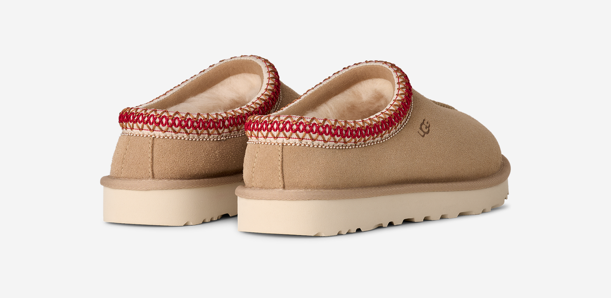 UGG Tasman II Slipper Sand Dark Cherry (Women's) | 1174470-SDDR