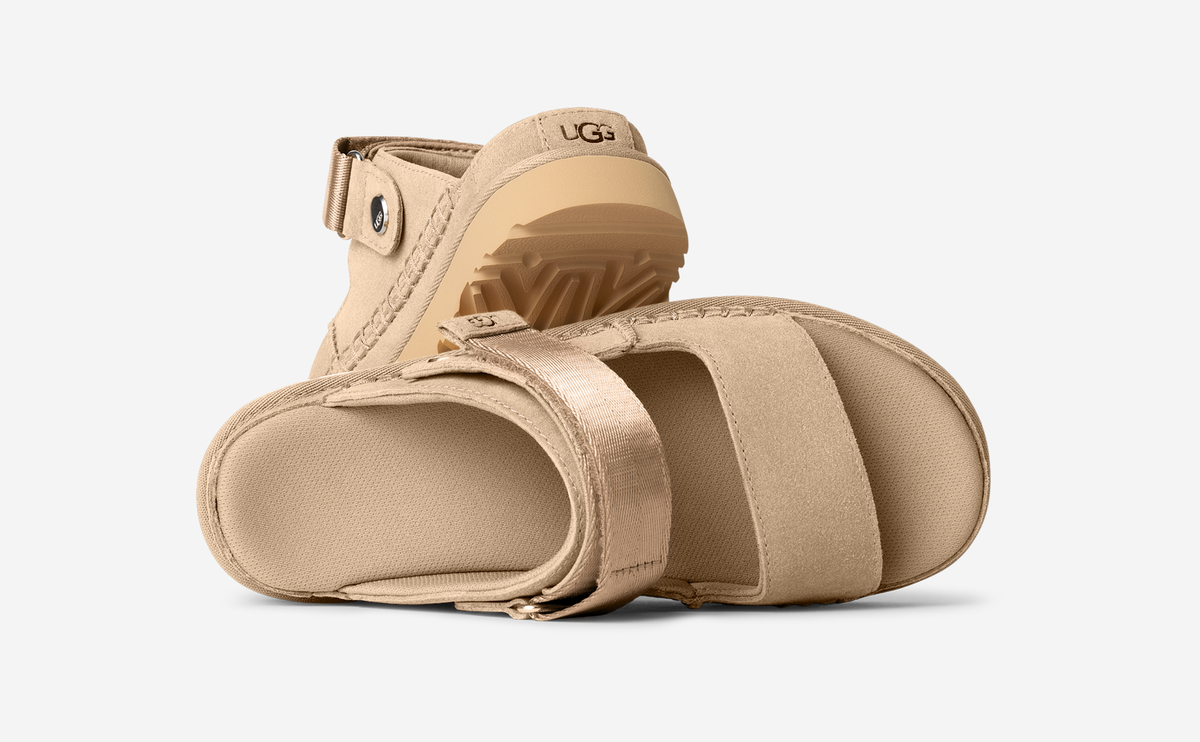 UGG Goldenstar Glide Sandal Sand (Women's) | 1167399-SAN