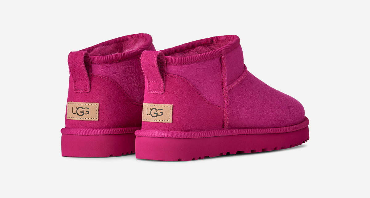 UGG Classic Ultra Mini Boot Dark Peony (Women's) | 1116109-DNY