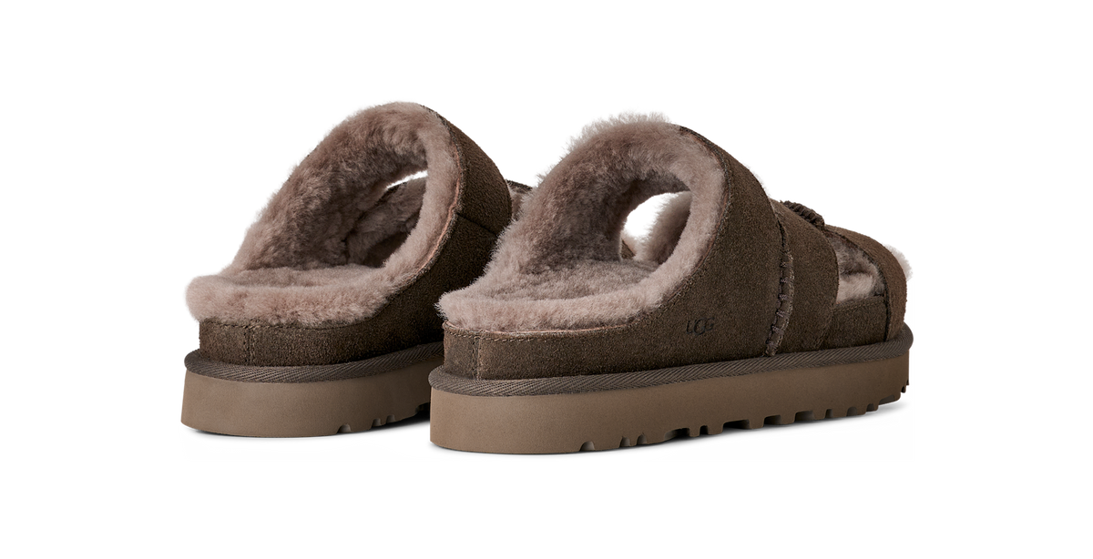 UGG Greenport Cross Strap Slide Dense Smoke (Women's)