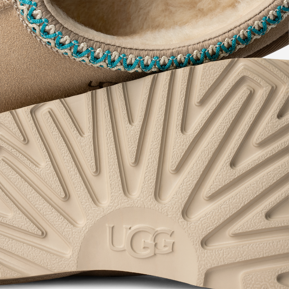UGG Tasman II Slipper Driftwood White Pepper (Kids) | 1019066K-DRF