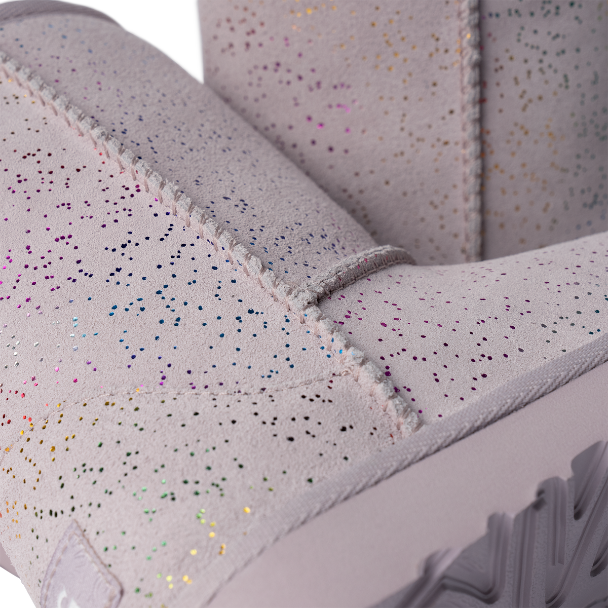 UGG Classic II Shimmer Sky Boot Pale Smoke Rainbow Metallic (Kids)