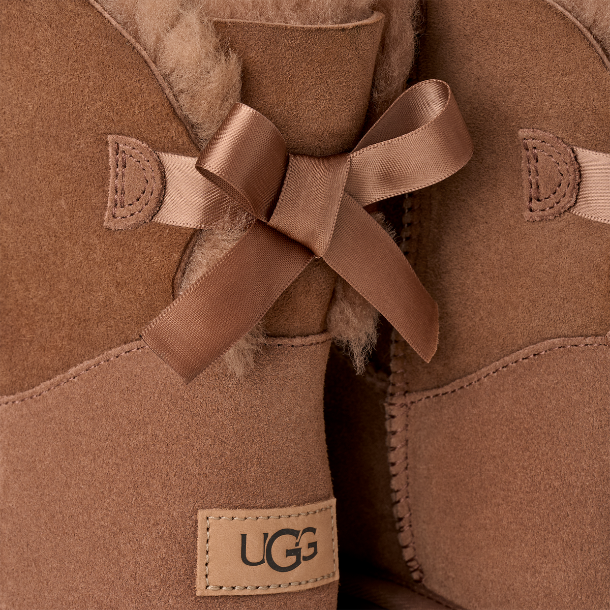 UGG Mini Bailey Bow II Rocky Oak (Women's) | 1016501-RYK
