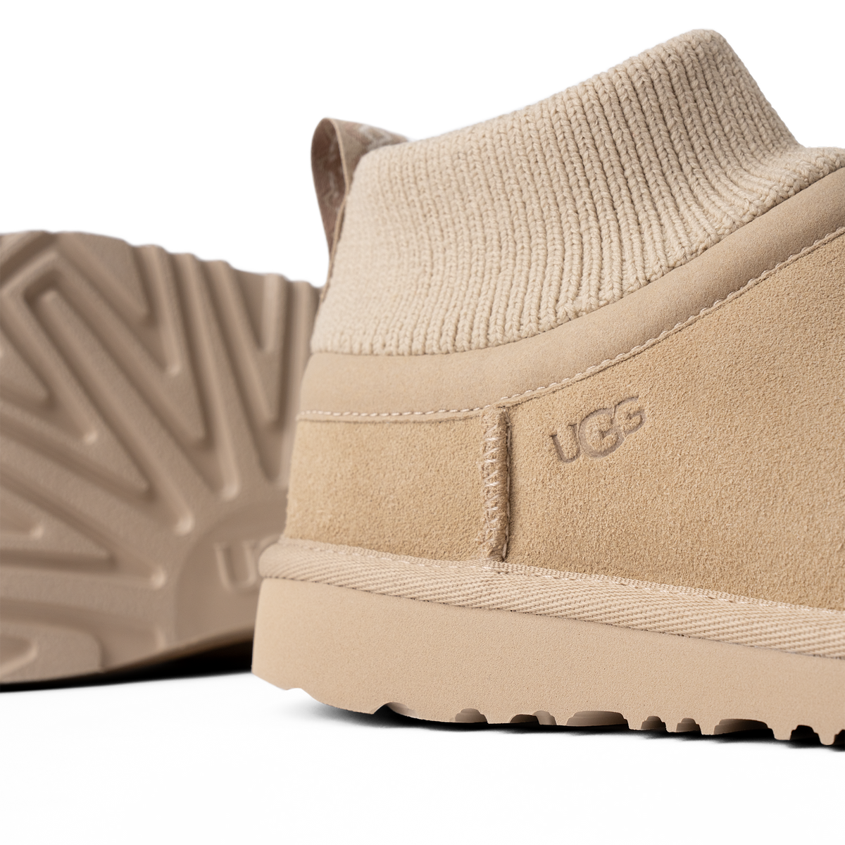 UGG Classic Ultra Stretch Cuff Slipper Mustard Seed (Kids)