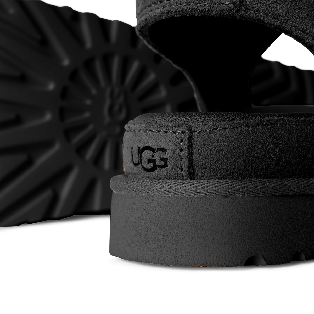 UGG Goldenstar Platform Sandal Black (Women's)
