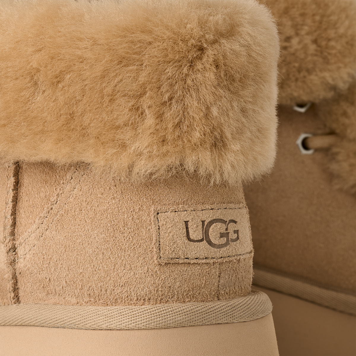 UGG Esmee Lace Up Boot Mustard Seed (Women's) | 1171532-MDSD