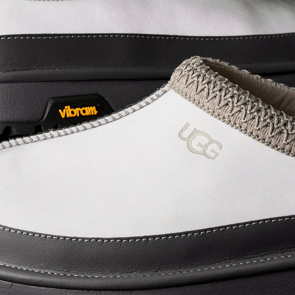 UGG Tasman Reflective Slipper Silver Reflective