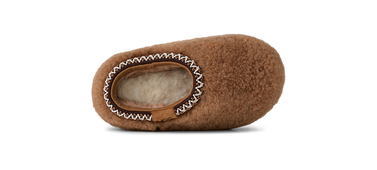 UGG Tasman Maxi Curly Slipper Chestnut (Toddler)