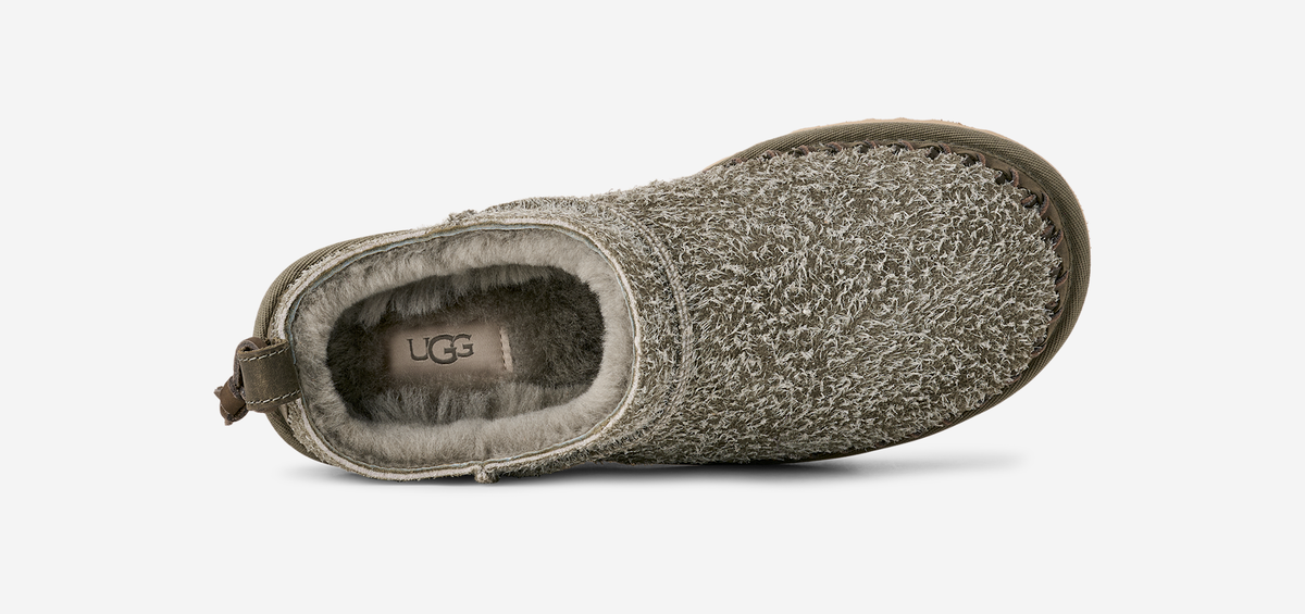 UGG Classic Micro Biarritz Moss Green (Women's) | 1171411-MSG