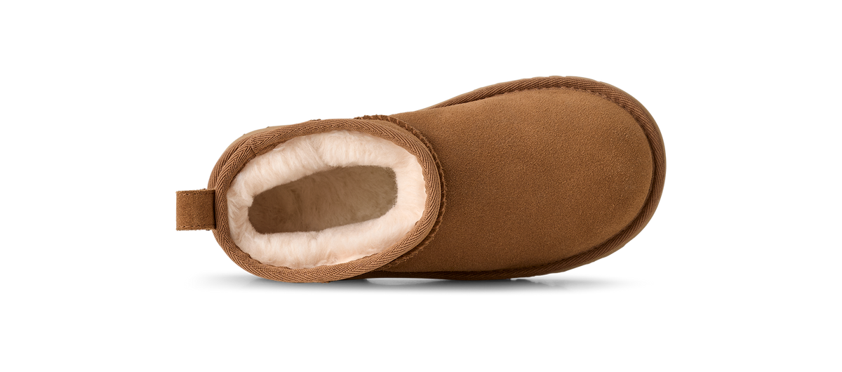 UGG Classic Ultra Mini New Heights Boot Chestnut (Kids)